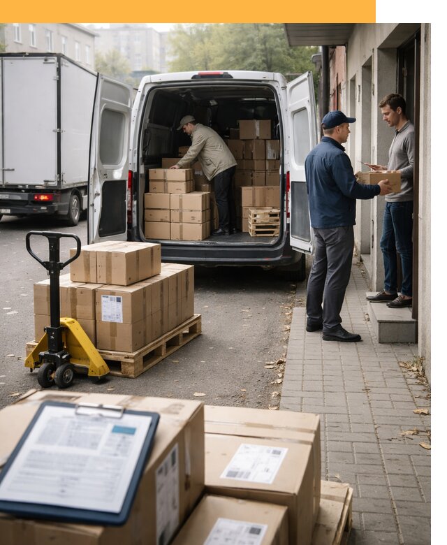 Доставка грузов от двери до двери с таможней от 45747 руб.