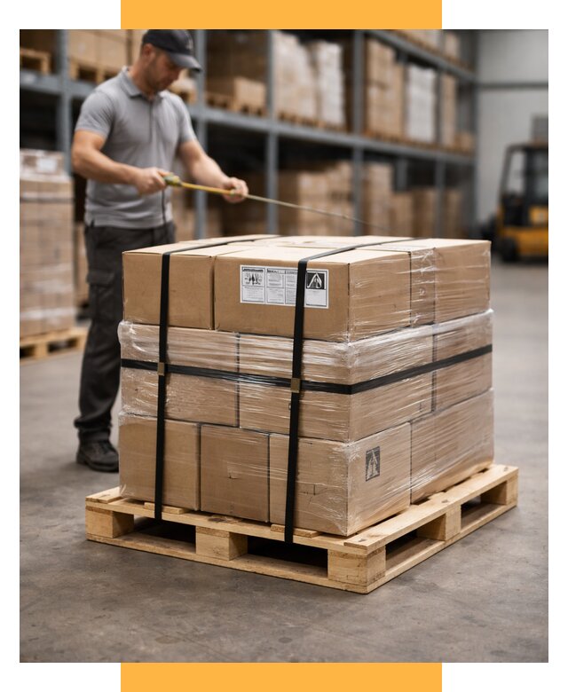Упаковка и паллетирование грузов от 3558 р. | СетСервис-Гай