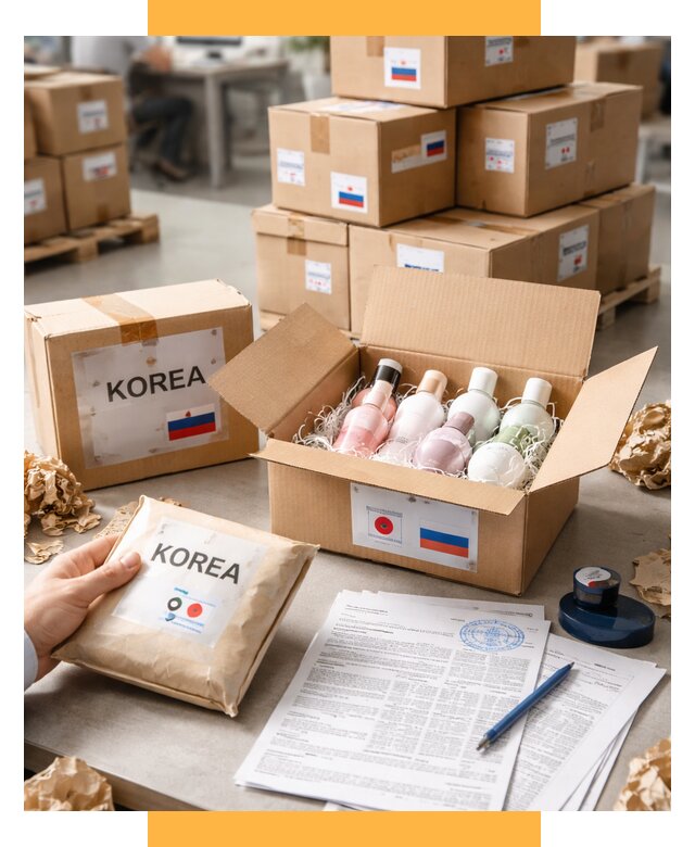 Доставка косметики из Кореи от 8641 р. под ключ | СетСервис-Гай