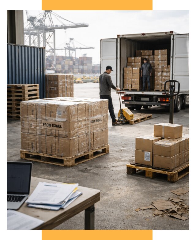 Доставка грузов из Израиля от 15249 р., логистика от СетСервис-Гай