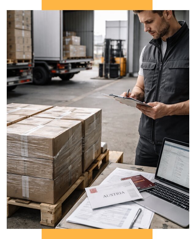 Доставка в Австрию от 66079 р. Логистика и экспорт СетСервис-Гай