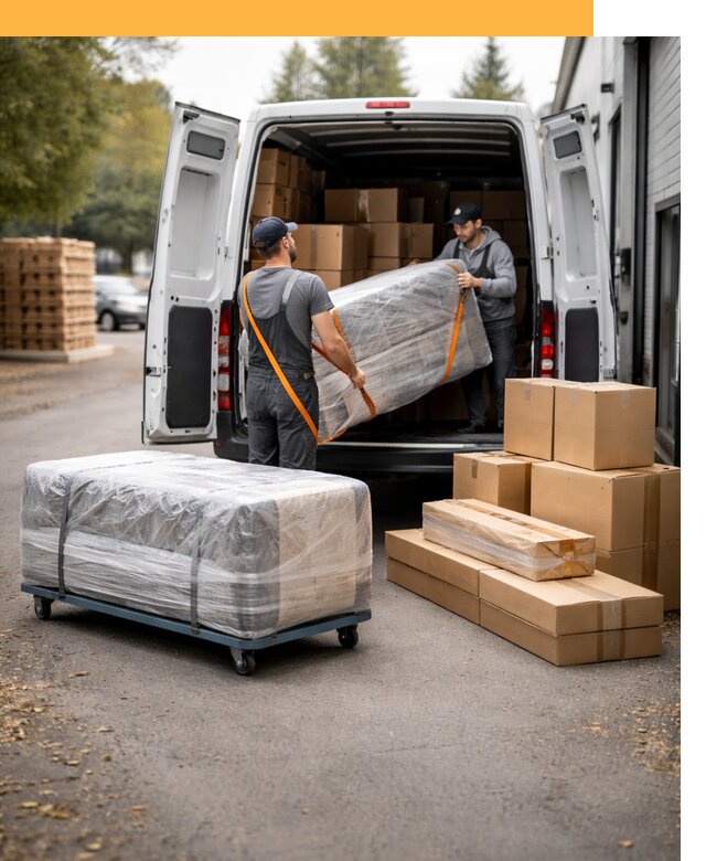 Перевозка мебели по России и за рубеж с таможней от 7625