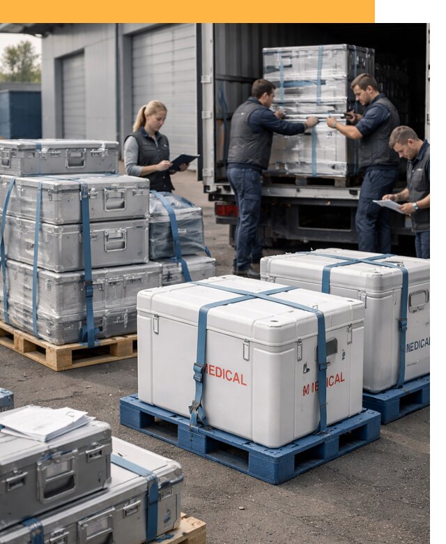 Перевозка медицинского оборудования по всему миру от 15249 руб