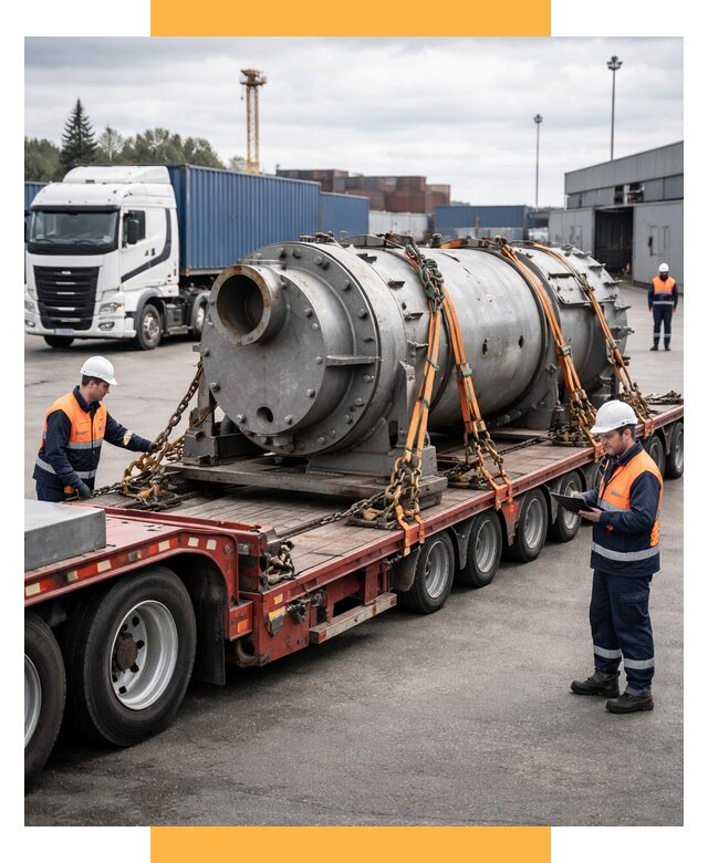 Перевозка тяжеловесных грузов под ключ от 152490 р. | СетСервис-Гай