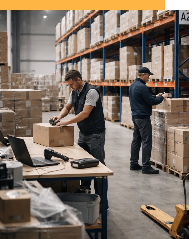 Склад консолидации в Европе: хранение, сортировка от 6608